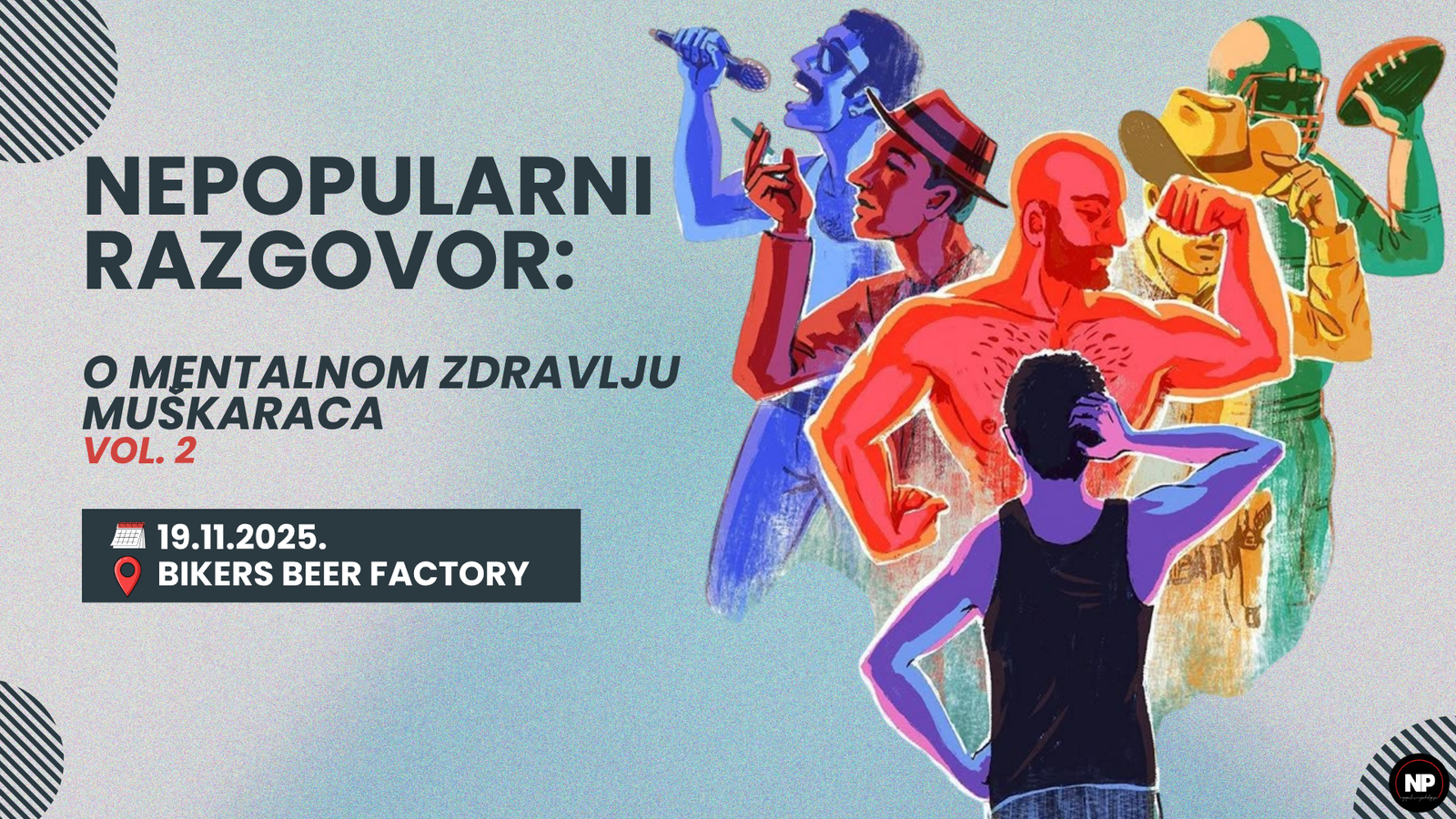 Uskoro ponovno o muškom mentalnom zdravlju u Bikersu!